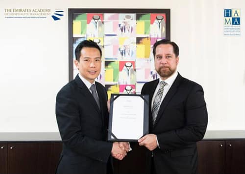 The Emirates Academy of Hospitality Management Partners with Hospitality Asset Managers Association MEA